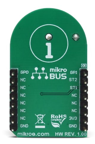 Block Diagram - Mikroe MIKROE-3045 iButton™ Click Board